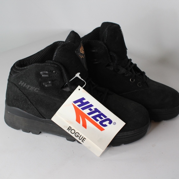 Vtg New Hi Tec Mens 7.5 Rogue Hiking Boots Black main image 5